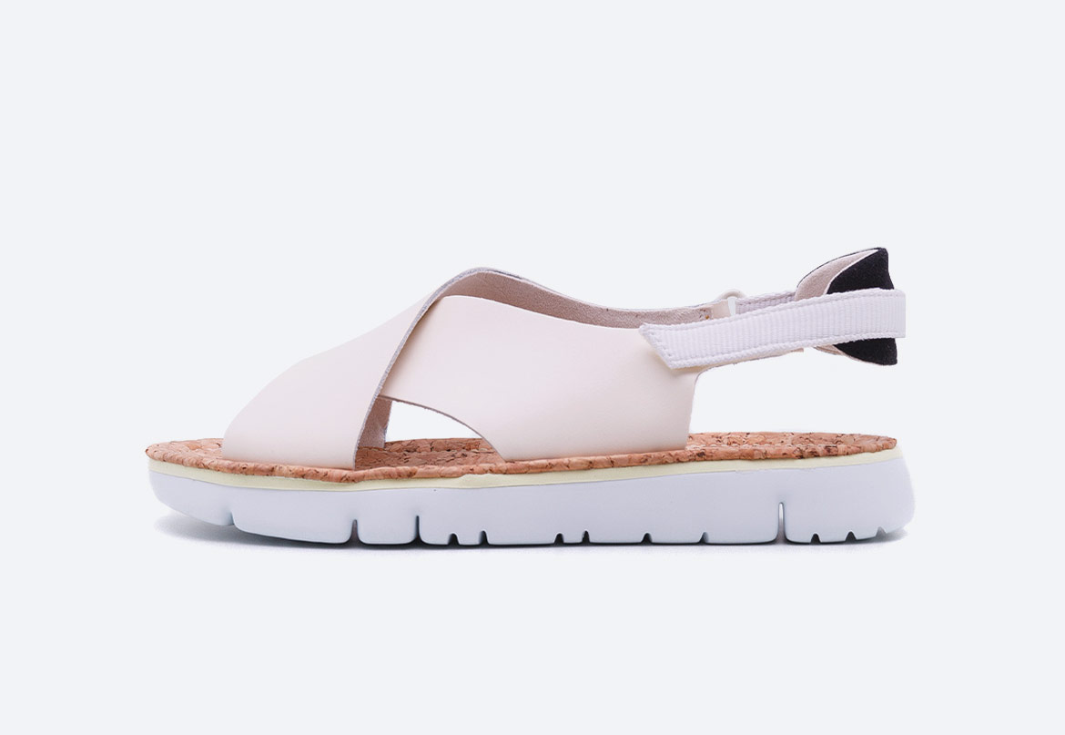 Dámské letní sandály — Camper Oruga — světle béžové — light beige